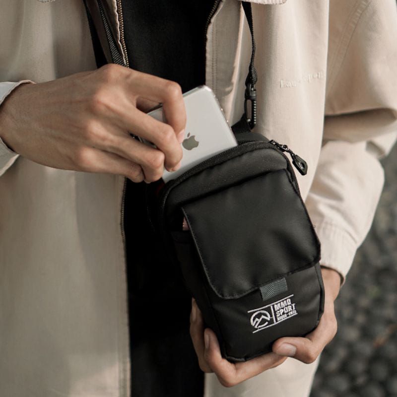 MMO sport tas selempang pria , tas gantung leher