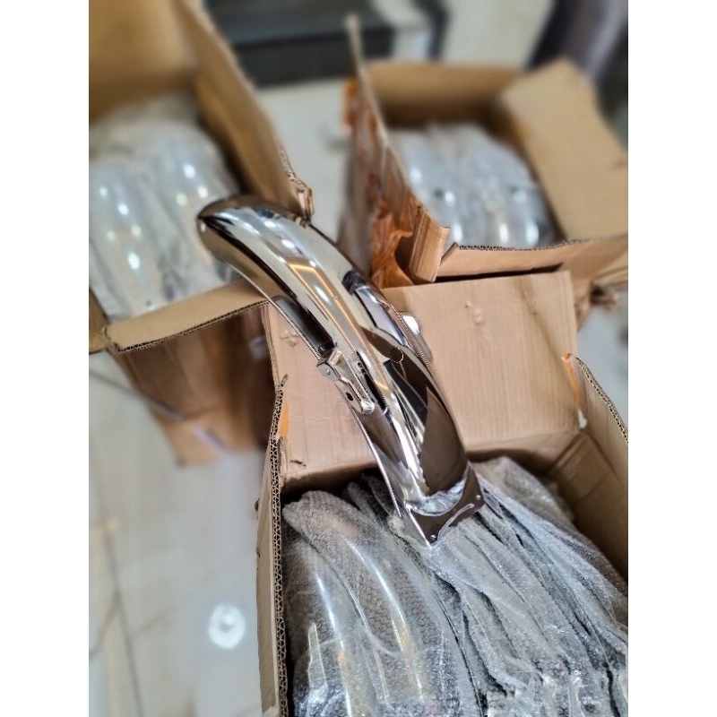 slebor belakang spakbor belakang gl 100cb pres impor slebor belakang croom