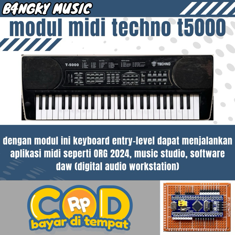 MODUL MIDI TECHNO T5000