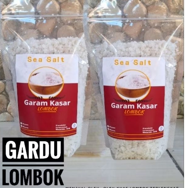 

Sea Salt Garam Grosok (Garam kasar)// dan Garam Halus kualitas super Khas Lombok