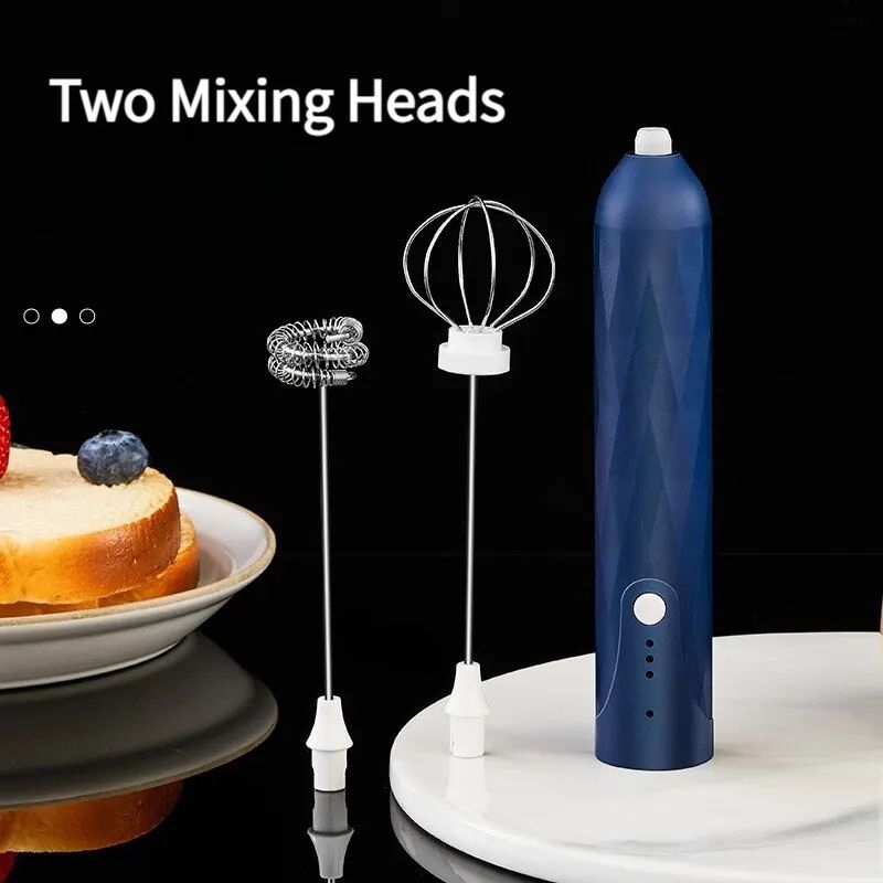 Hand Mixer Mini Pengocok Telur Balloon Whisk Foamer USB Charge
