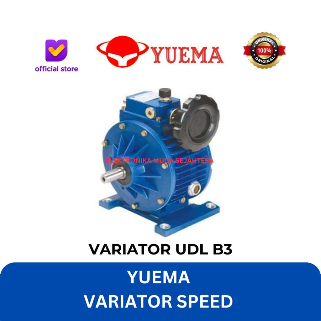 Yuema Variator Speed UDL 0.37kW B3 / Mechanical Speed Variator / Speed Adjusted Stepless Variator