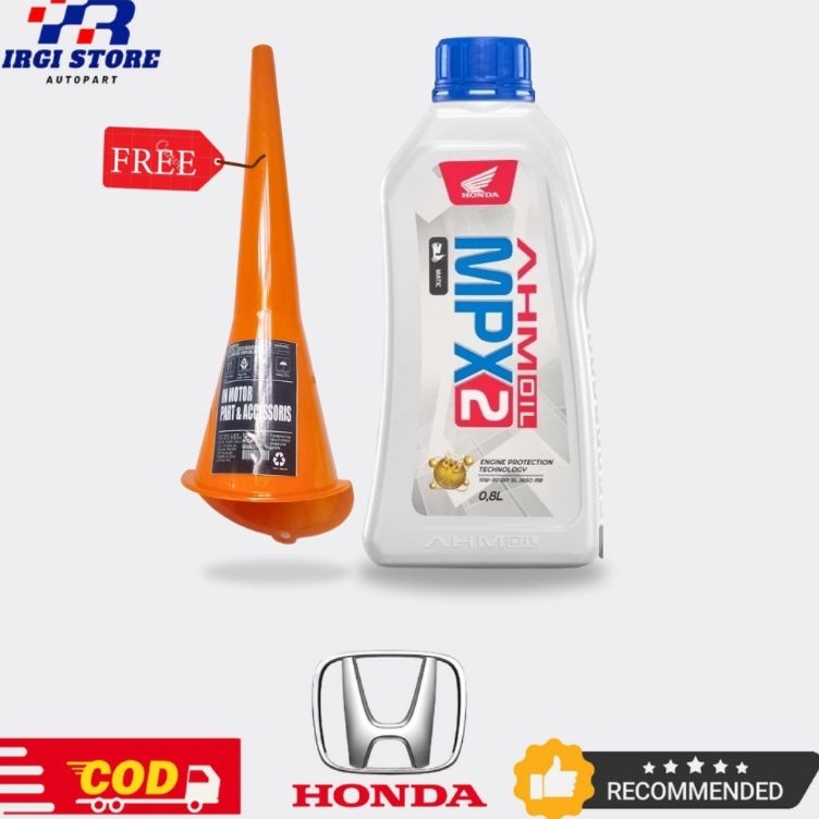 Harga Bulan Ini  MPX MATIC  CORONG OLI ORIGINAL oli mesin motor Honda matic Oli HONDA AHM OIL MPX