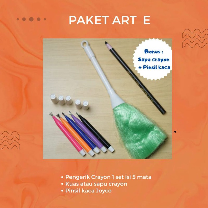 

KODE H8V2 Pengerik Crayon Art set E