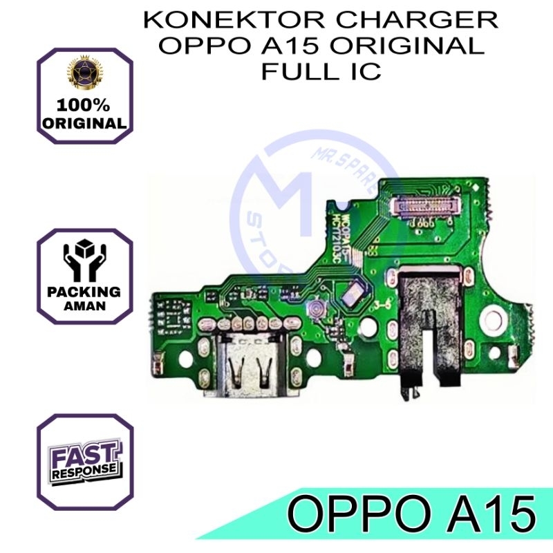 KONEKTOR CHARGER OPPO A15 ORIGINAL / PAPAN CAS OPPO A15 ORIGINAL