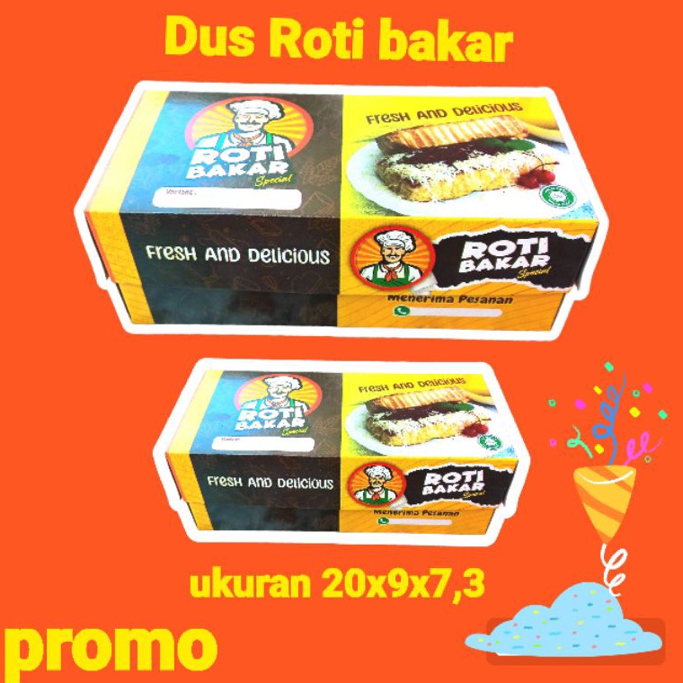 

Ready Laris 1pcsDus roti bskarKertas roti bakar 2x9x73