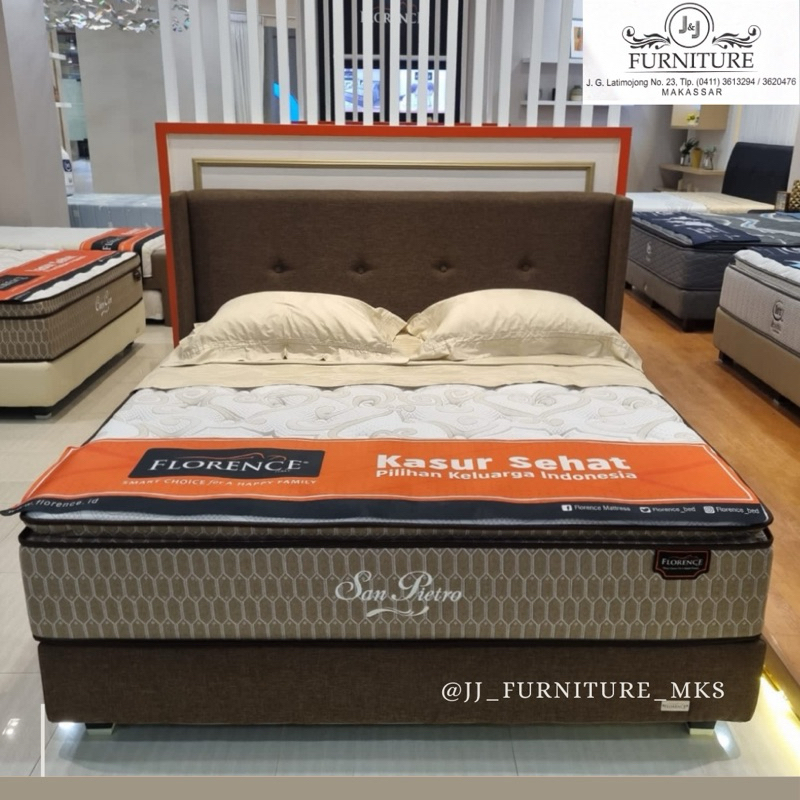 Florence springbed san pietro kasur florence set springbed