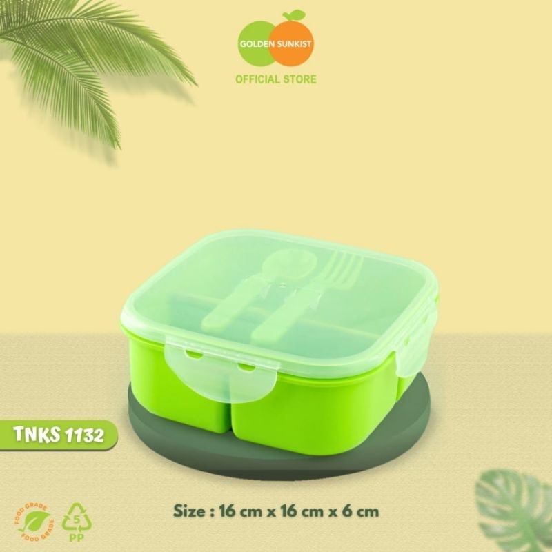 Tempat Nasi Kotak TNK-1028 Golden Sunkist