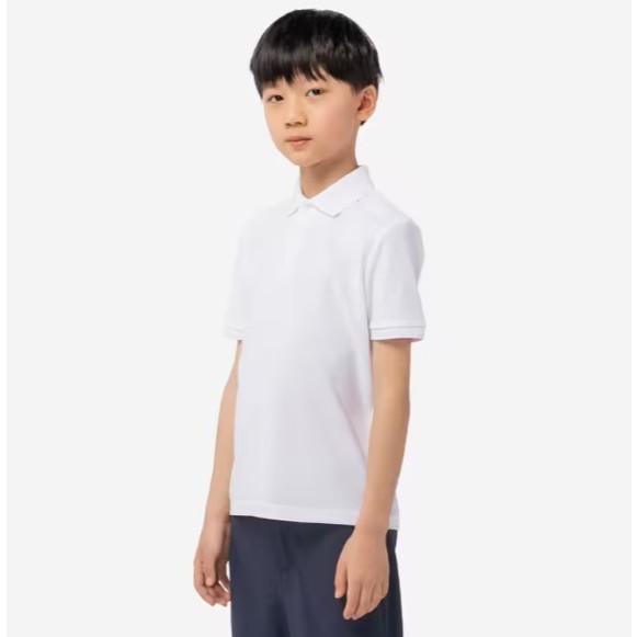 Baju kaos polo anak baju golf anak breathable polo shirt blue
