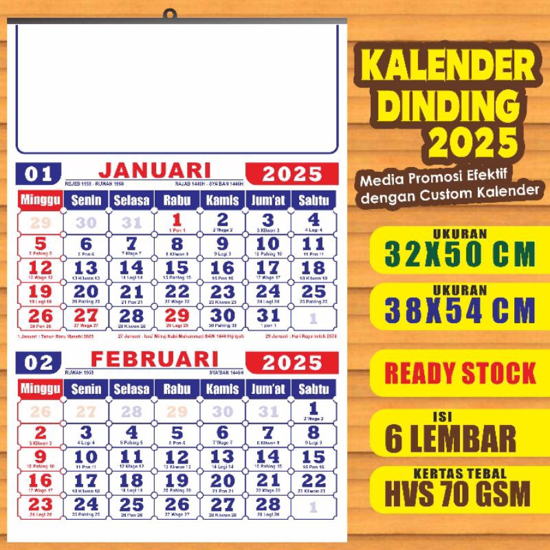 

Kalender Kerja • Kalender Dinding • Kalender 2024 • Sablon/Cetak Logo/Kop/Iklan • Kalender Custom • Cetak Kalender Dinding 2025 • Tanggalan Jawa • HVS Robek