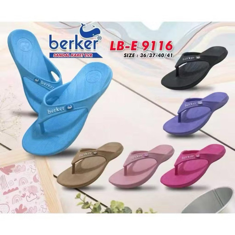 SANDAL JAPIT KARET WANITA NEW ERA BERKER LB E 9116