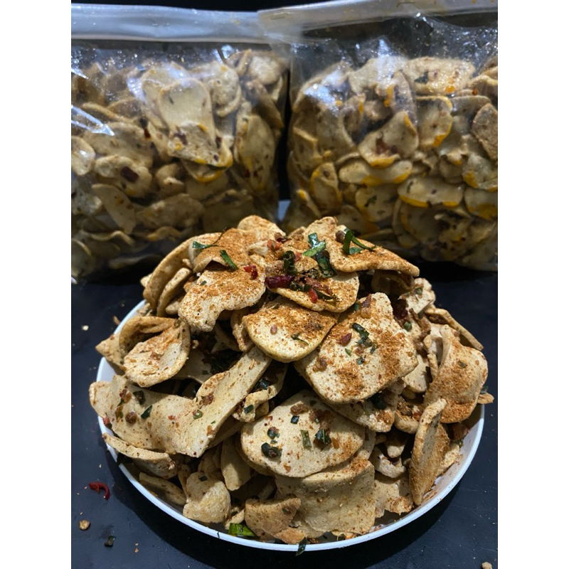 

Basreng Bawang Gurih Pedas Daun Jeruk | Basreng Pedas | Basreng | Basreng Renyah