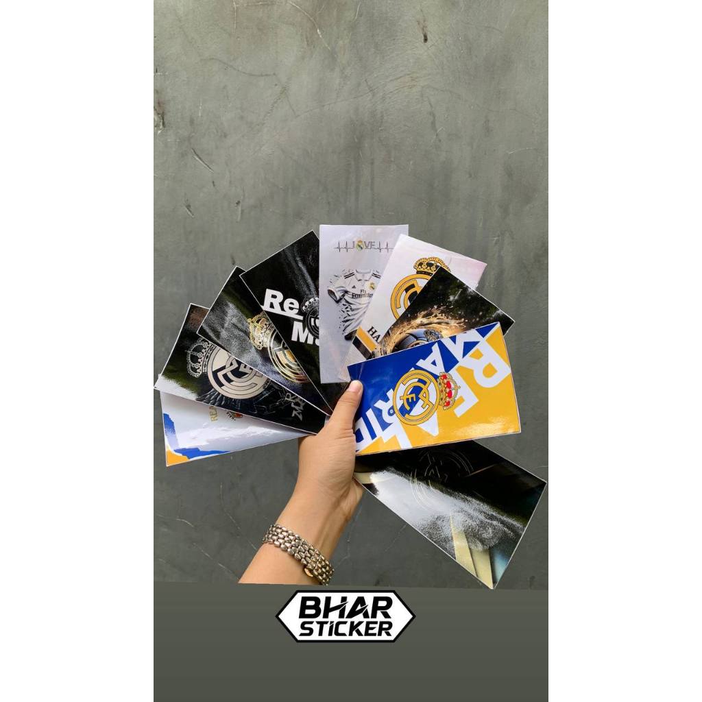 

Stiker Pack Club Bola Real Madrid Sticker Anti Air Murah