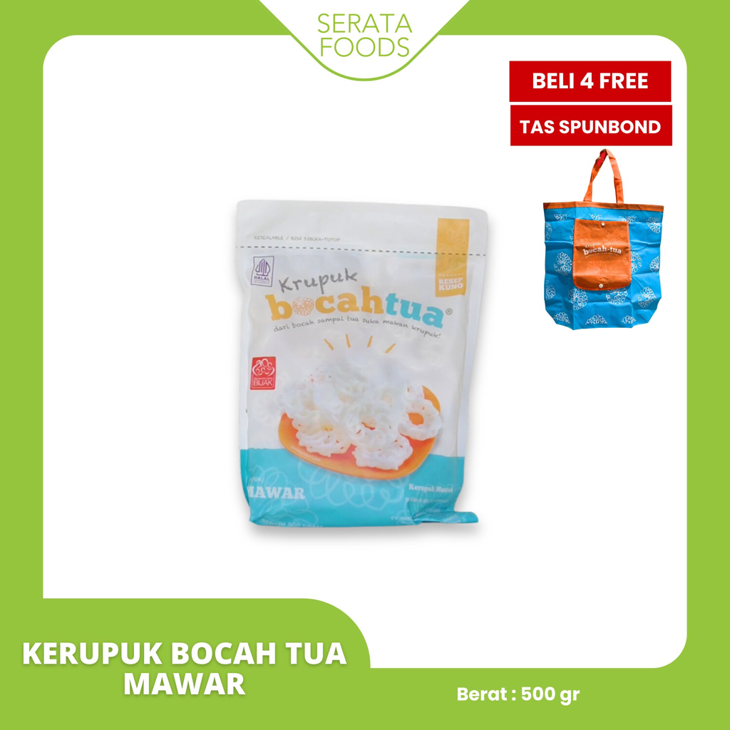 

Kerupuk Bocah Tua Kerupuk Mawar Original 500 gr