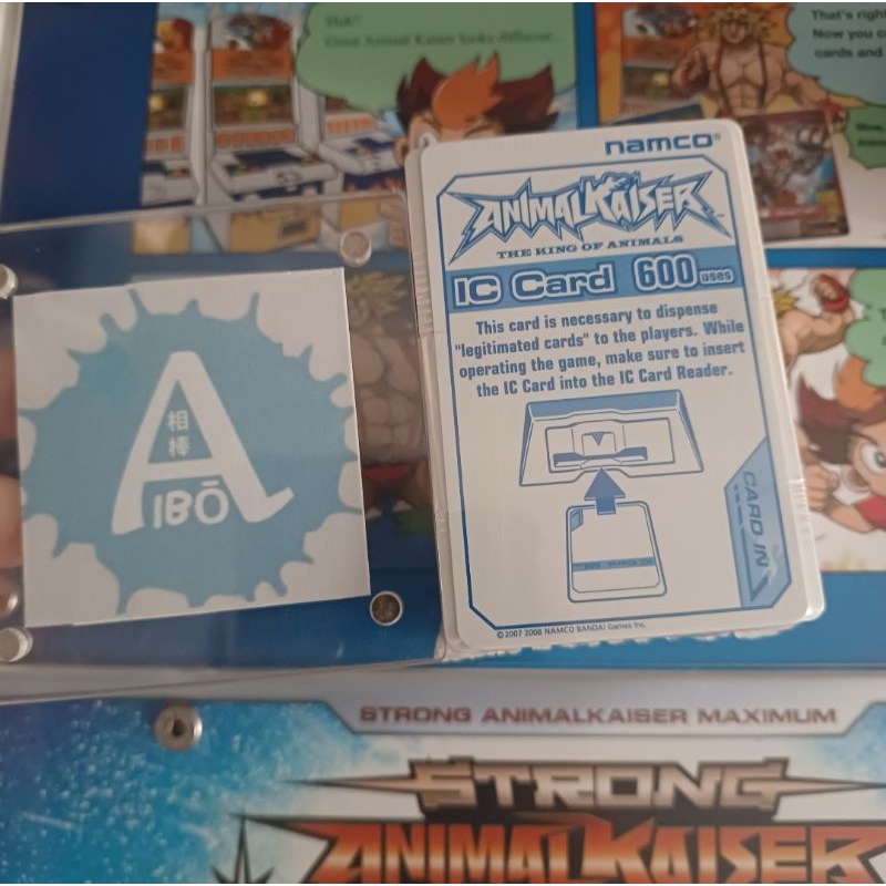 Animal Kaiser IC card 600 point /uses  activation card Original Bandai Namco