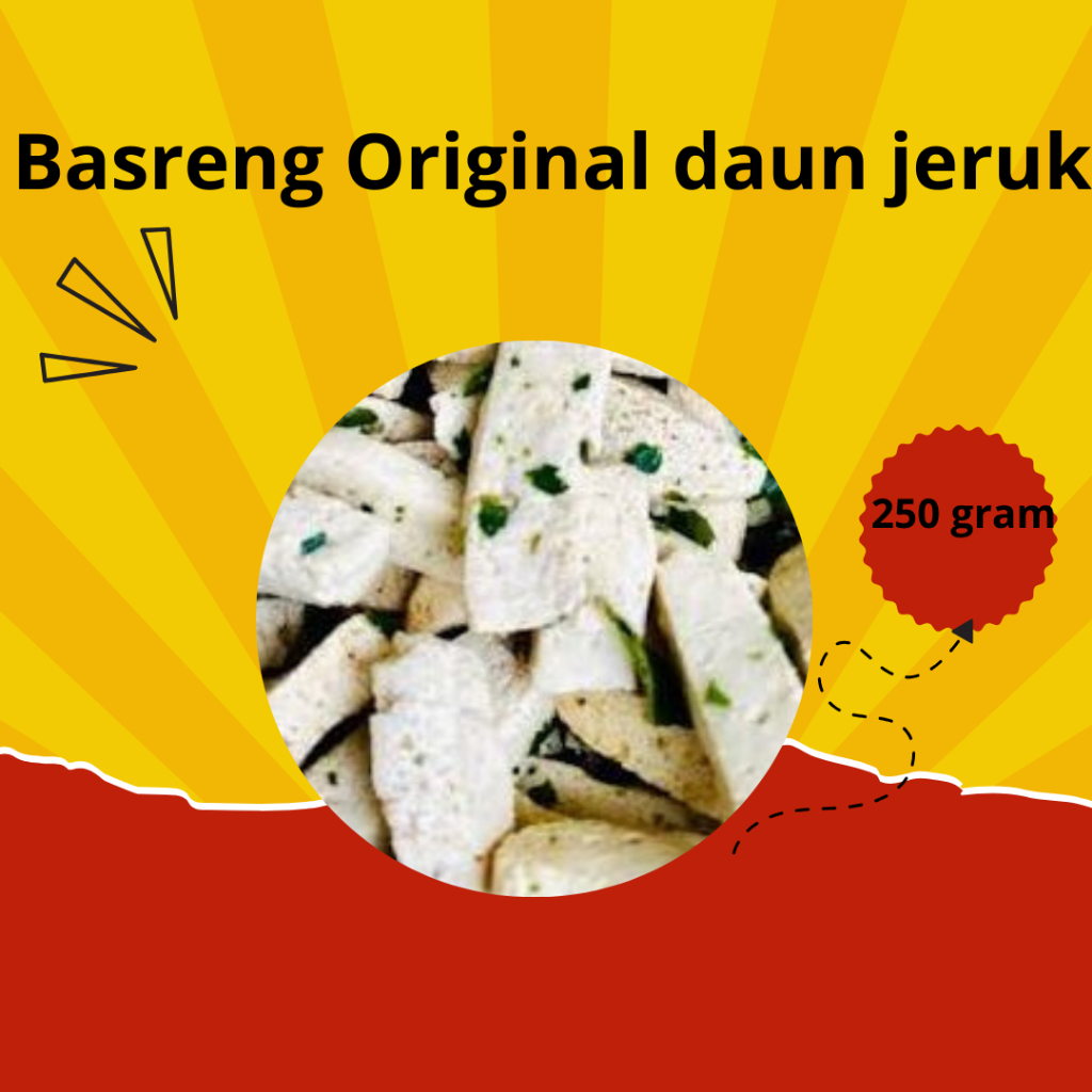 

Basreng stik original daun jeruk isi 250 gram snack bumbu kering viral melimpah