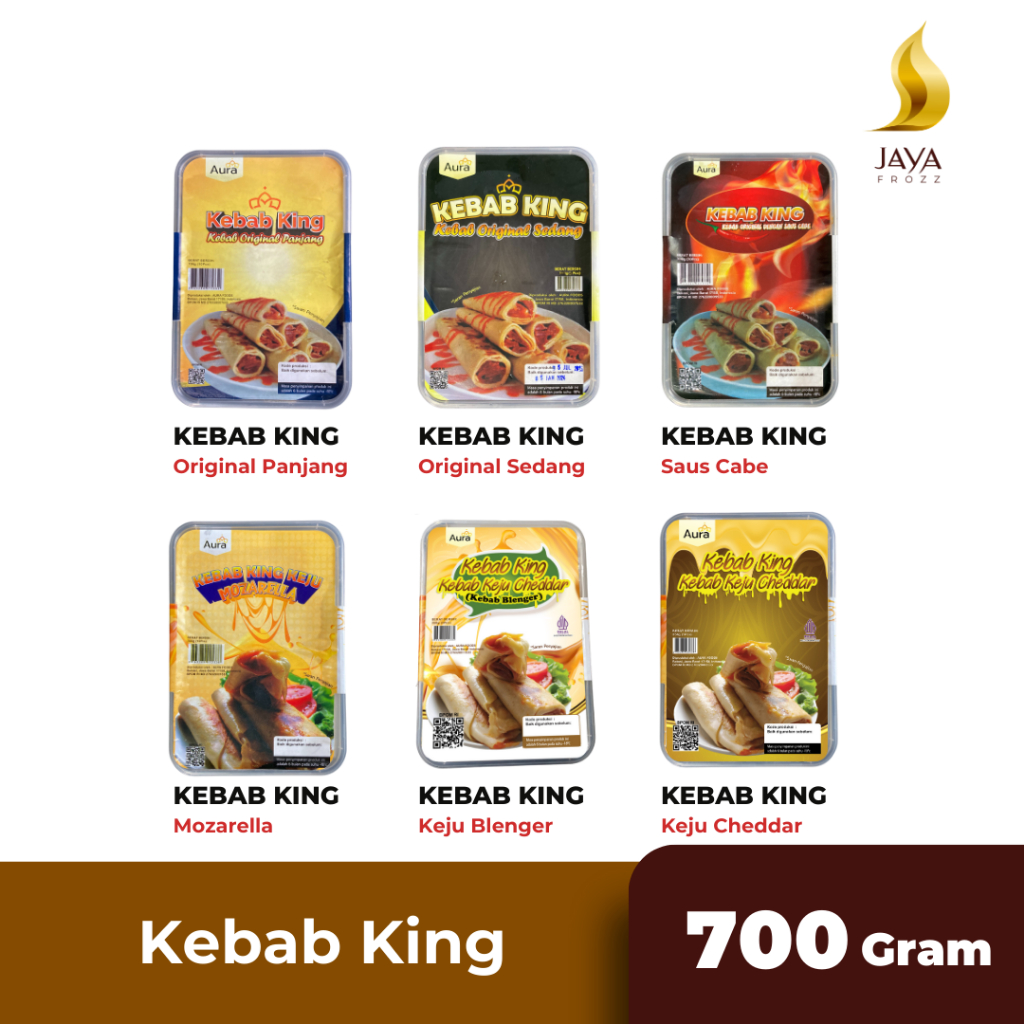 

KEBAB KING MY AURA UKURAN 700GR
