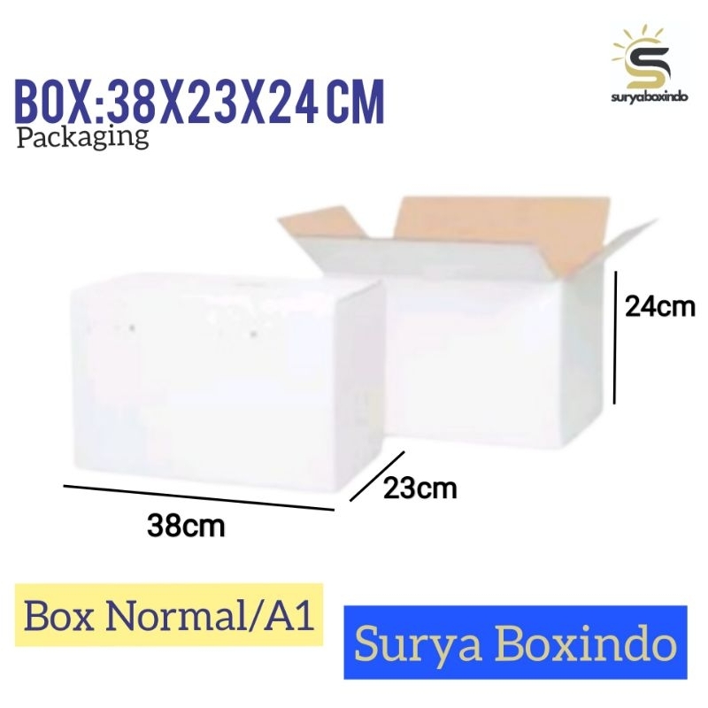 

Box 38x23x24 cm( Box Oleh Oleh 3K)/tinggi24/Kardus/Boxnormal/amdk/packing