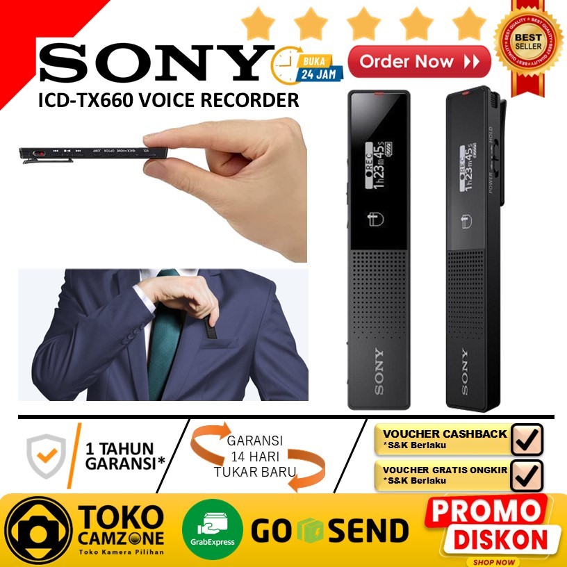 Sony ICD-TX660 Digital Voice Recorder TX Series
