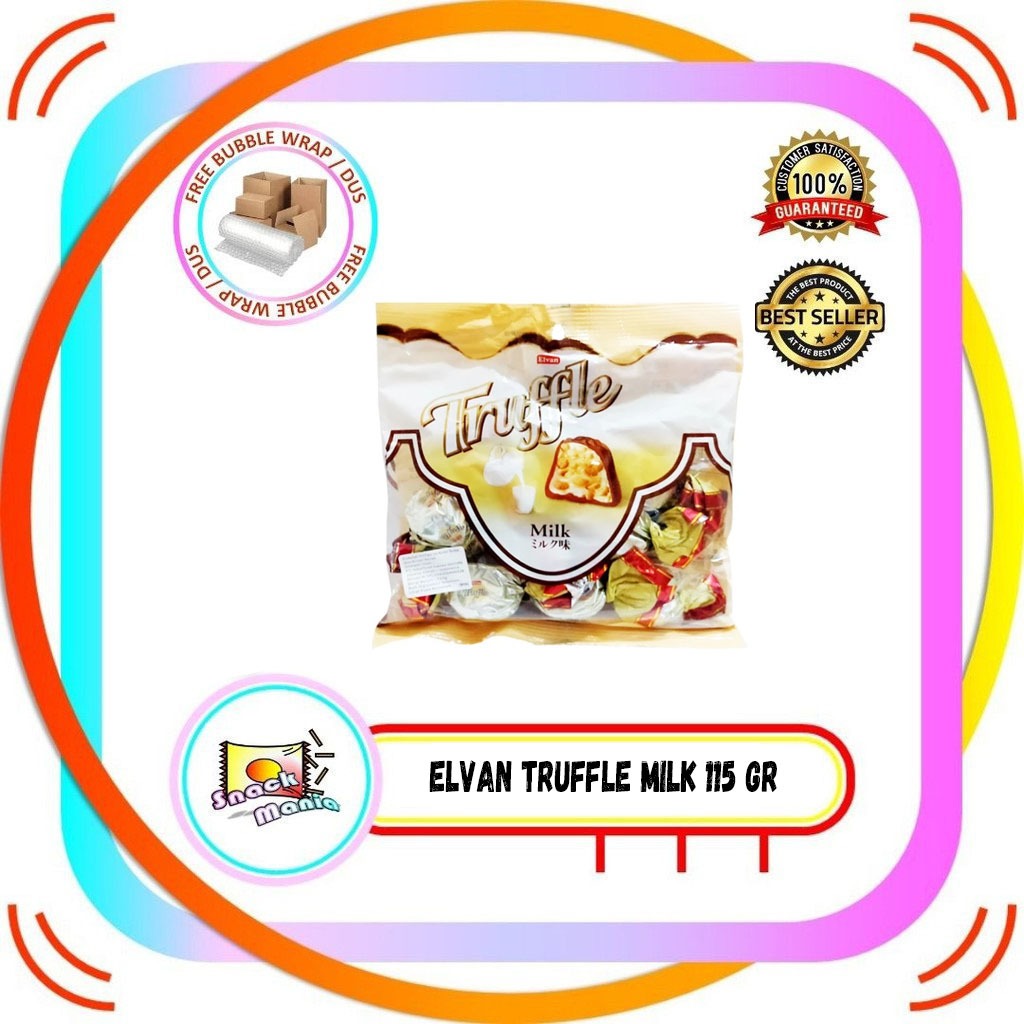 

Elvan Coklat Truffle Chocolate Milk ~ 115 gr Cokelat Susu Krispi