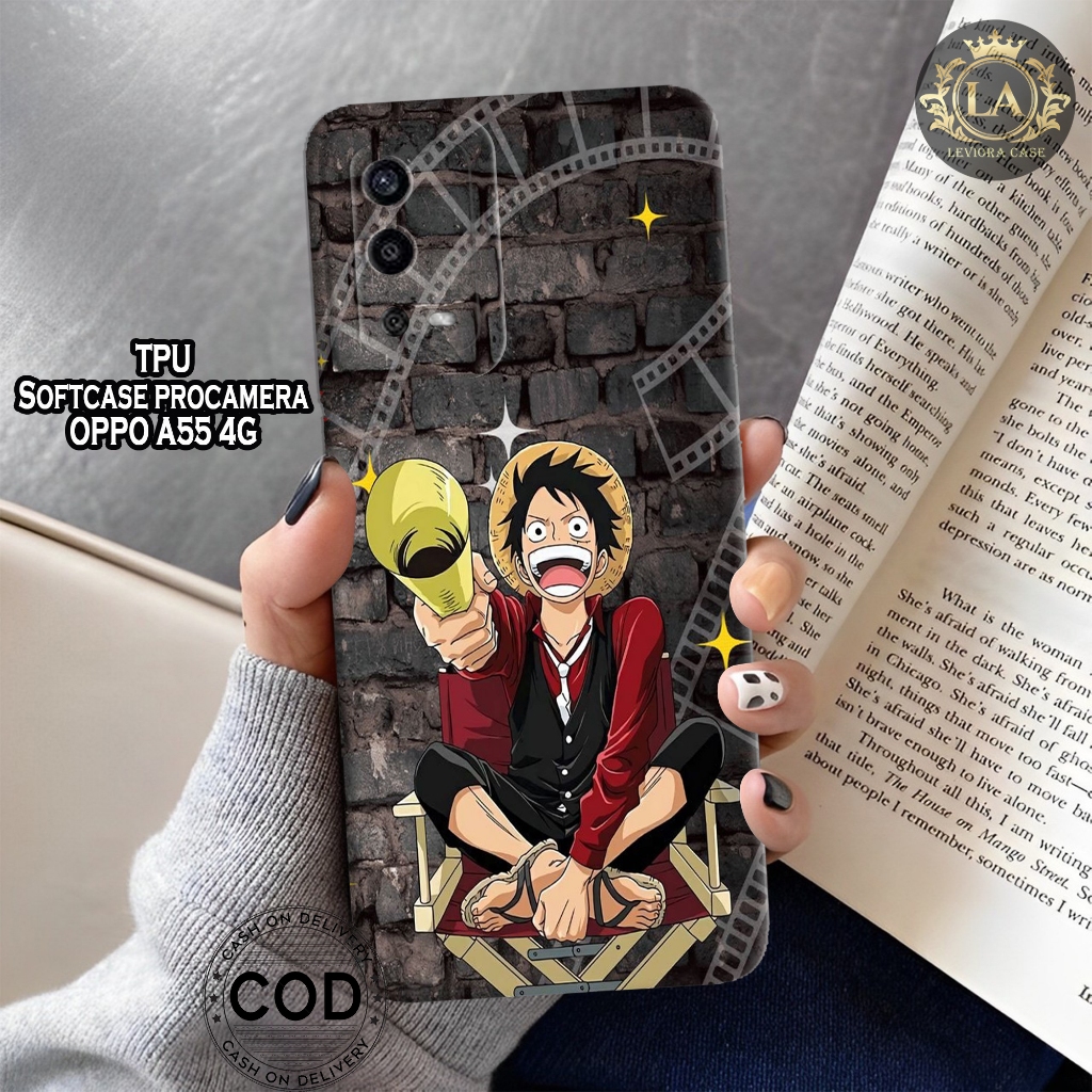 OPPO A55 4G - Leviora Case - Fashion Case Anime - Softcase OPPO A55 4G - Case Pro Camera - Casing OP