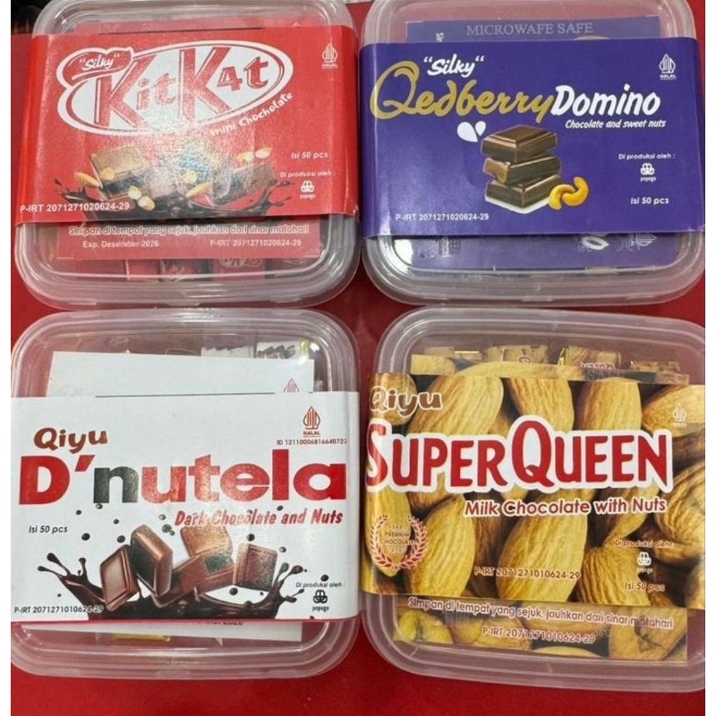 

COKLAT CUBE SILVER QUEEN TOPLES | Banna Foody | Snack Viral