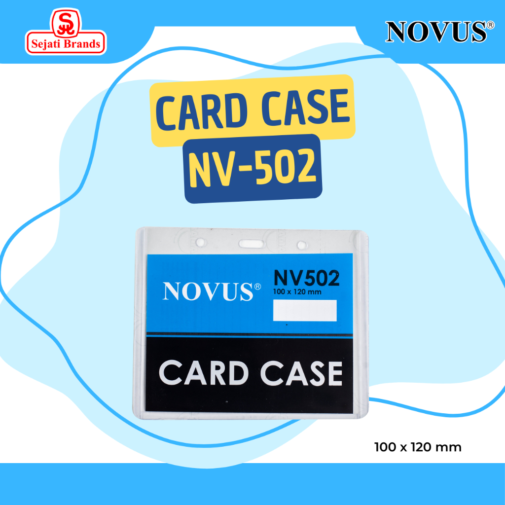 

Novus Card Case/ Kantong ID card/ Plastik Dokumen Kode NV-502 (100 x 120 mm)