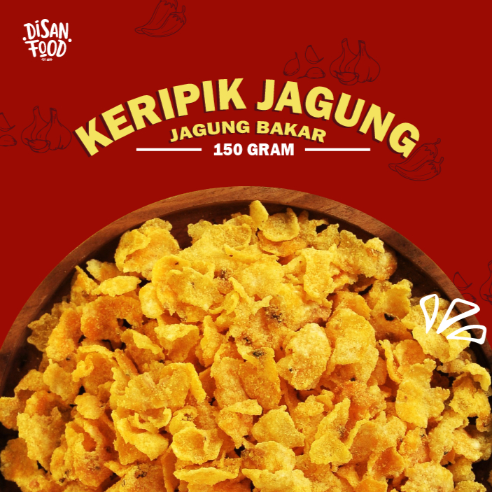 

DisanKu Keripik Jagung Rasa Jagung Bakar 150g