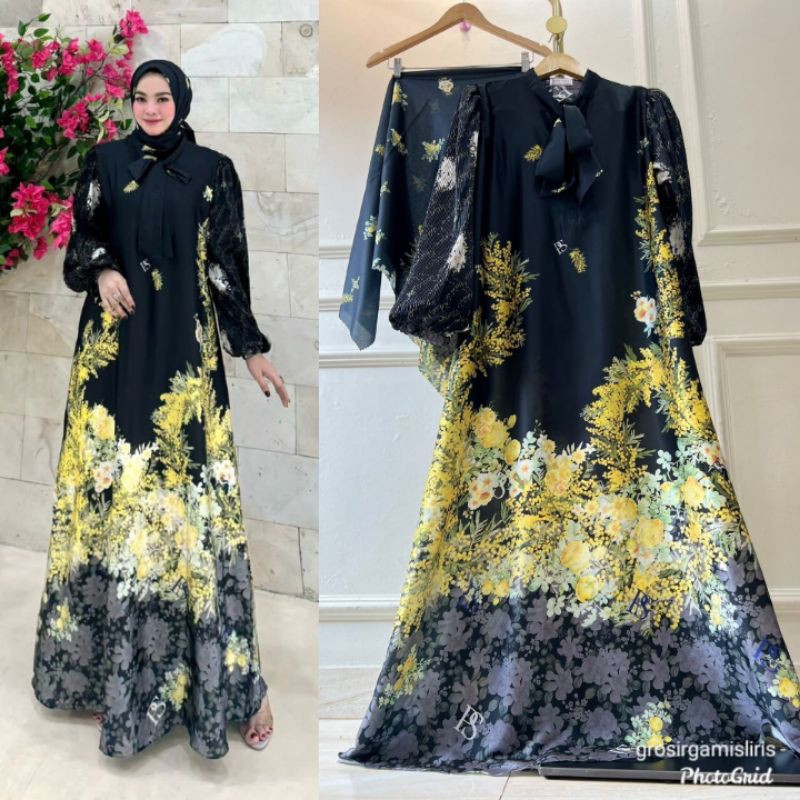 SALE‼️Gamis Shania set by Poppi 340