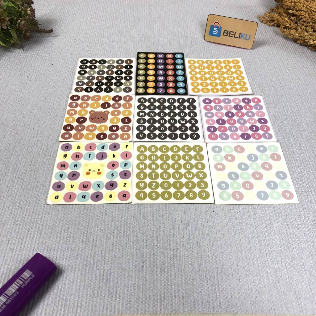

Stiker Alphabet Lucu Murah