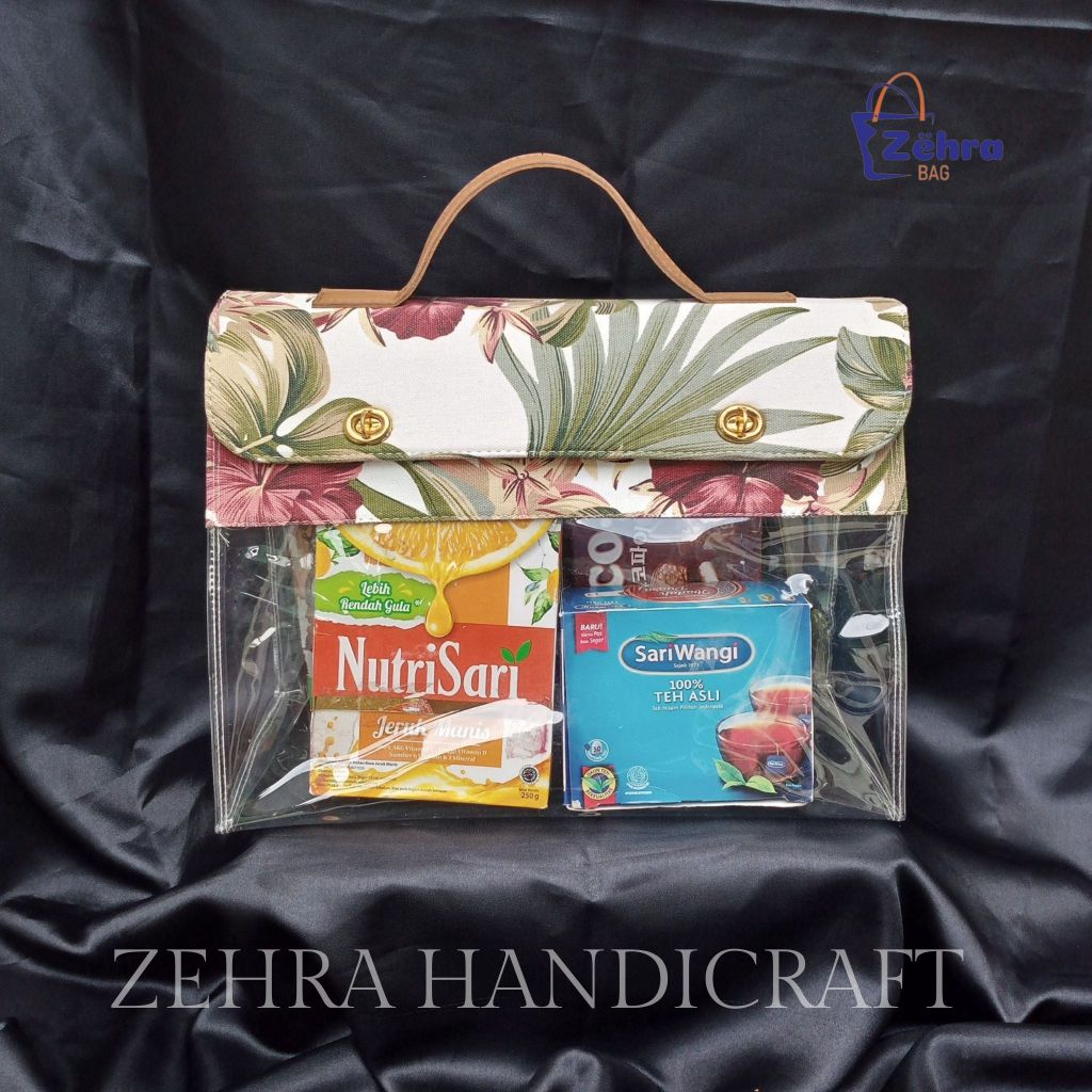 

Tas hampers kanvas mika 2 kunci motif | Termurah