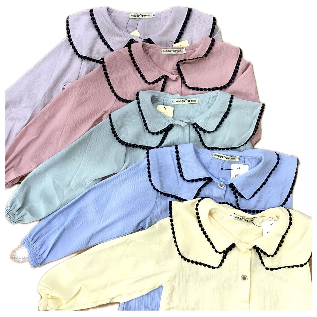 Baju Anak Cewek / Atasan Anak-Anak / Baju Anak Cewek Import Lengan Panjang