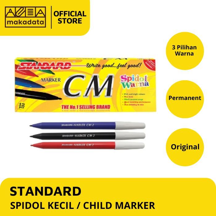 

SPIDOL WARNA | SPIDOL STANDARD CHILD MARKER (1 PCS) MURAH