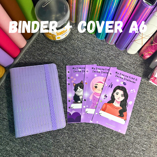

Binder + Cover Binder A6 Motif Gradasi Series A6 Sinking Fund