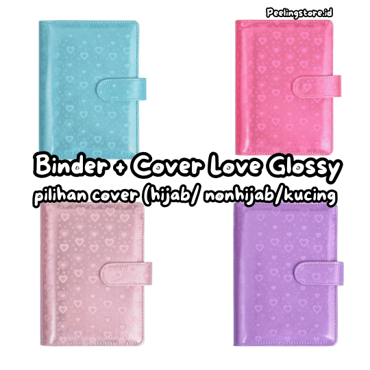 

Binder + Cover Binder A6 Motif Love Glossy Love A6 Sinking Fund