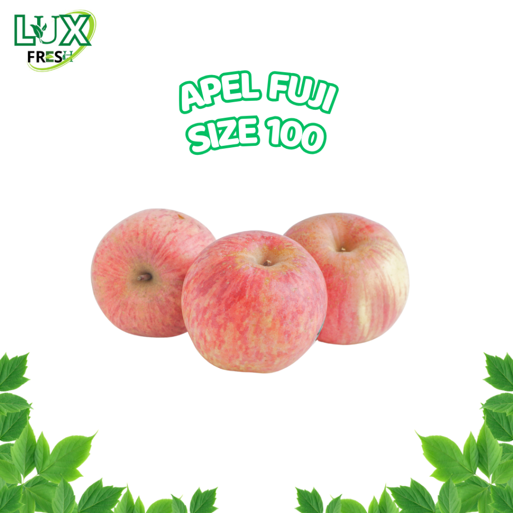 

BUAH APEL FUJI SIZE 100 500 GRAM DAN 1 KG SEGAR DAN BERKUALITAS