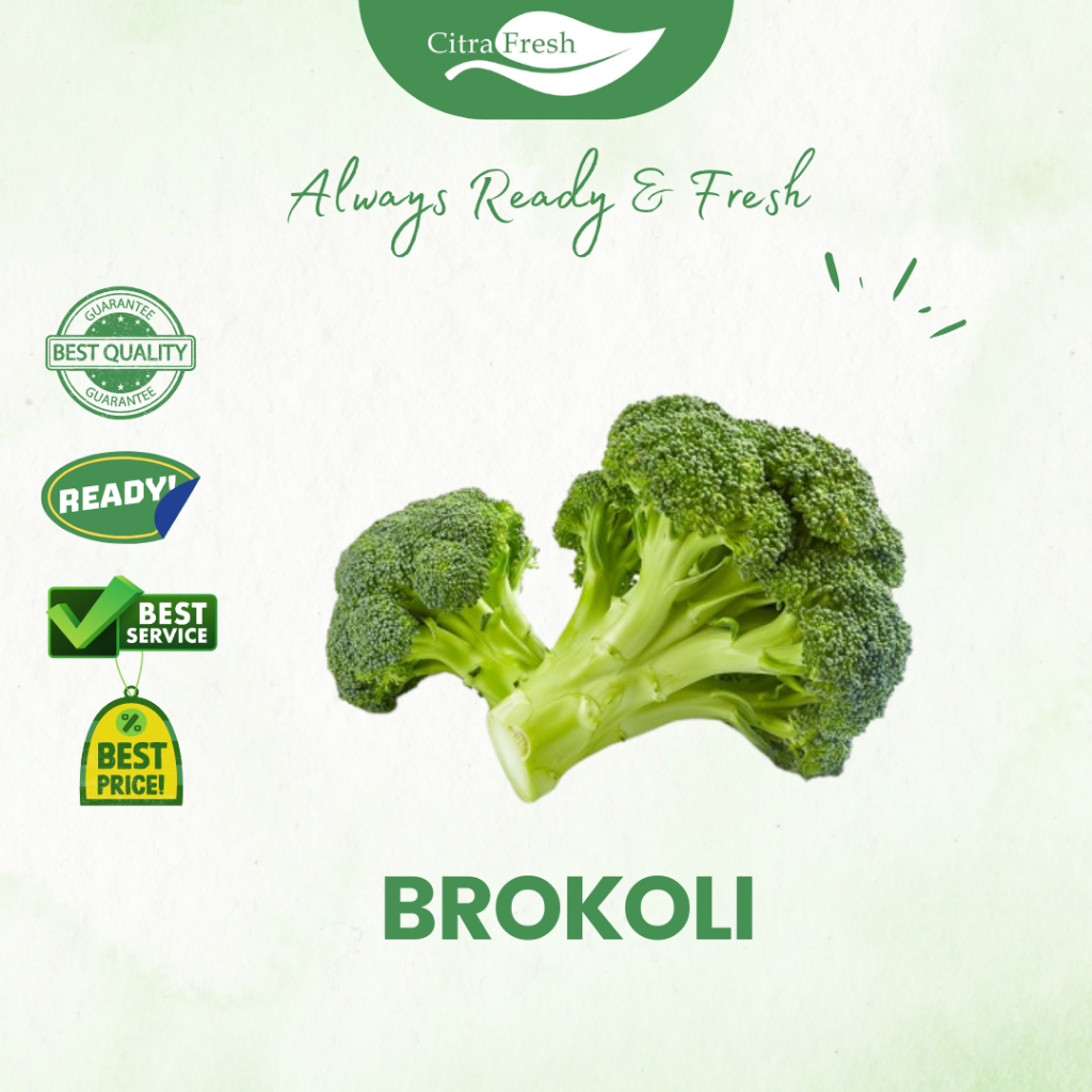 

CITRA FRESH Brokoli 250 - 350 Gram - Selalu Ready dan Fresh
