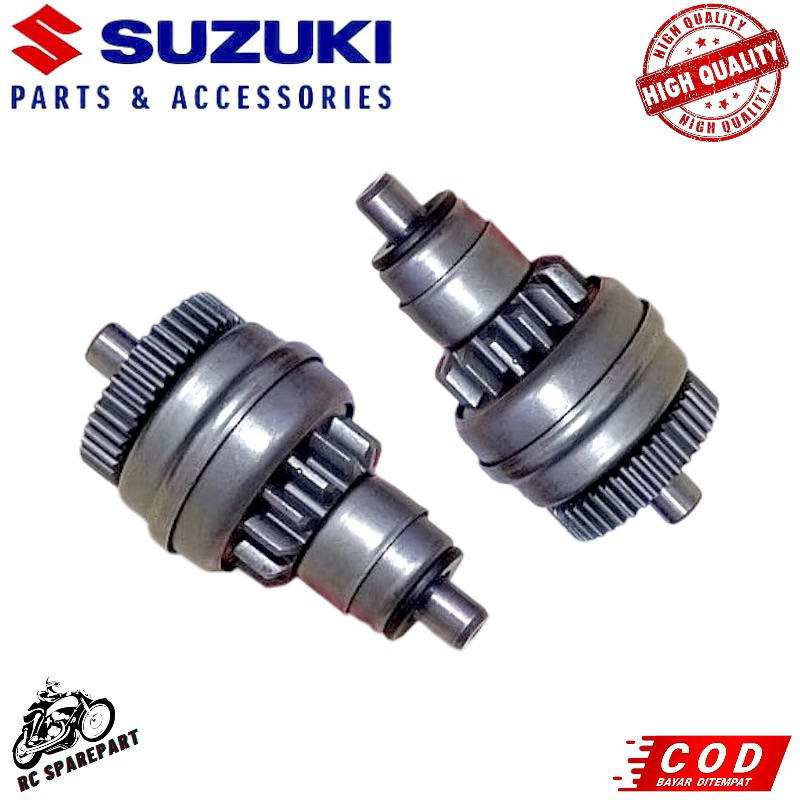 Gigi Pinion Stater Starter Gear Assy Granat Suzuki Nex Spin Skyware Skydrive Hayate Nex Karbu Nex Fi