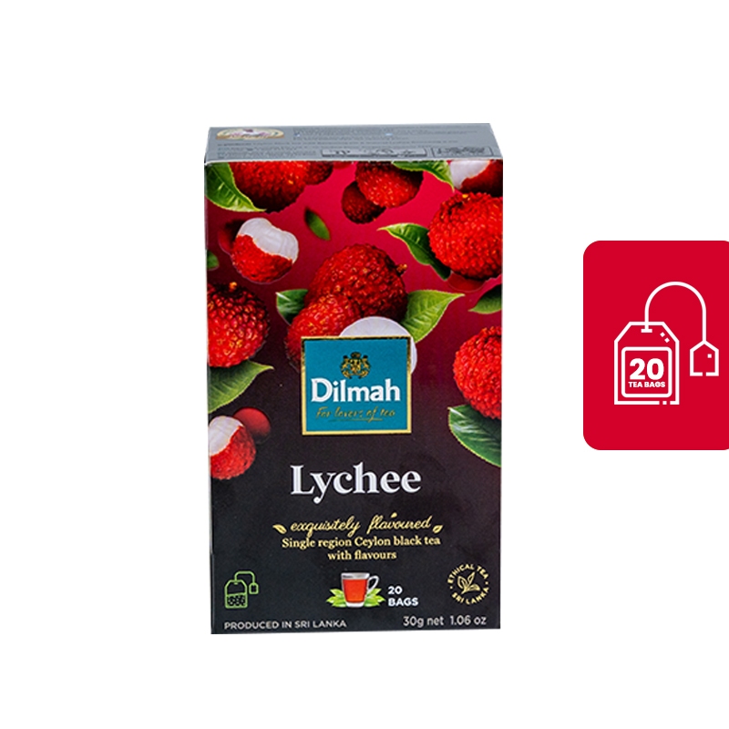 

Dilmah Lychee Tea Tag Tbag 20s - Teh Celup