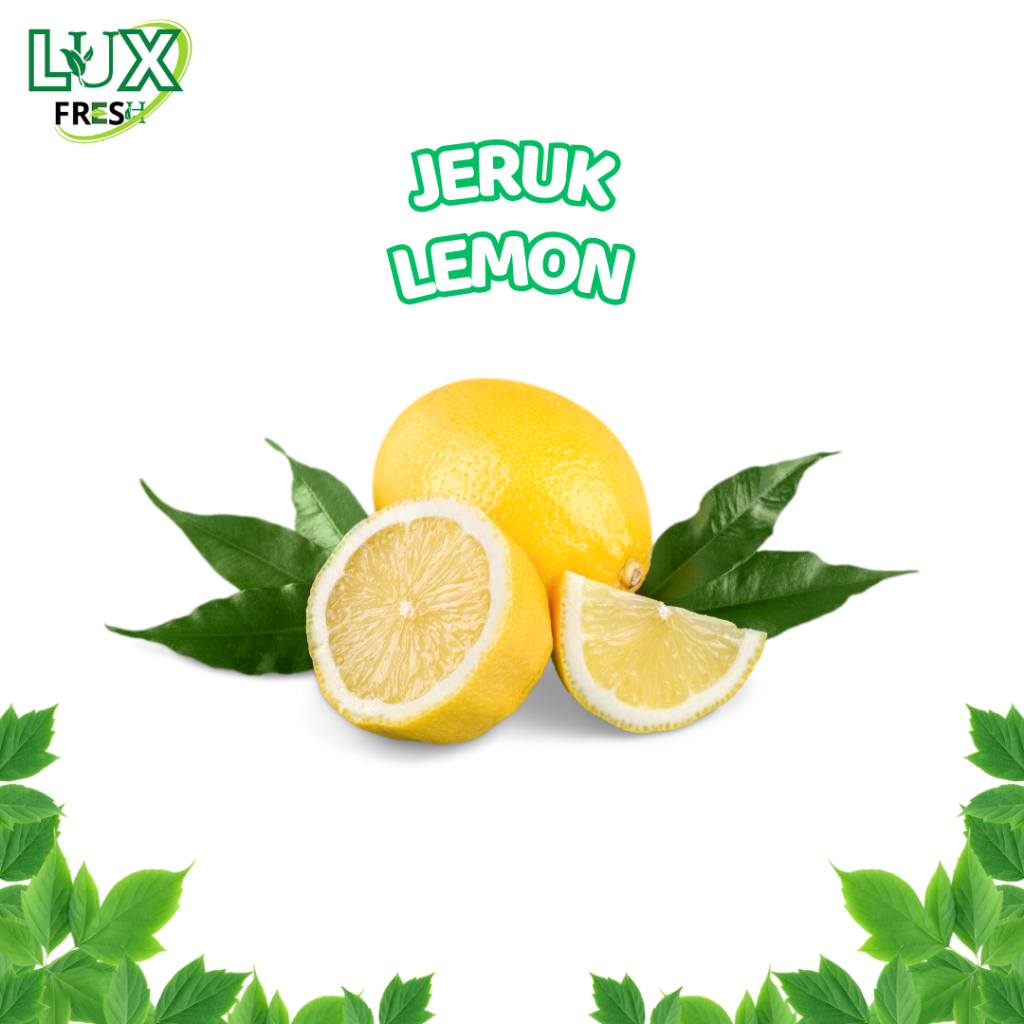 

BUAH JERUK LEMON 500 GRAM DAN 1 KG SEGAR DAN BERKUALITAS