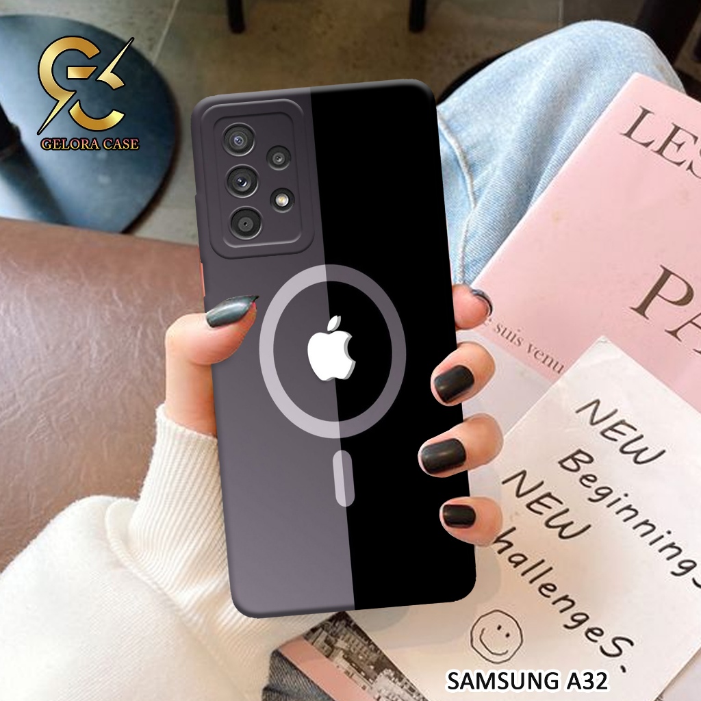 Softcase Samsung Galaxy A32 - geloracase - Casing  Samsung Galaxy A32 - Motif case logo - Samsung - 