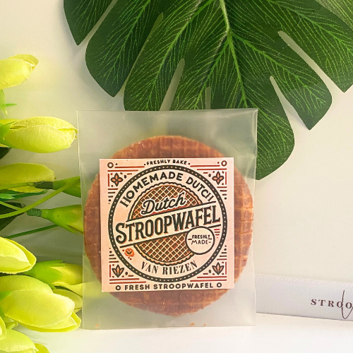 

Homemade vanRiezen Stroopwafel Stroopwafel Premium dengan Rasa Karamel Autentik Snack Waffle Manis