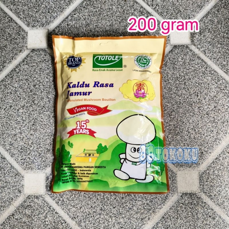 

Penyedap Totole 200 gram kaldu jamur vegetarian