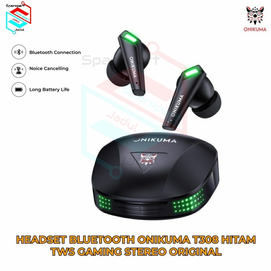 Headset Bluetooth  ONIKUMA T308Black TWS Gaming 6972470562767