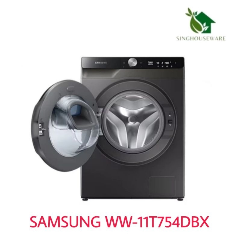 Samsung Mesin cuci 1 Tabung Bukaan Depan 11kg With dryer WD-11T754DBX