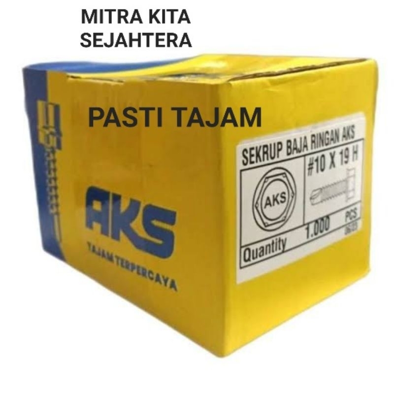 BAUT BAJA RINGAN 10X19 AKS 1 DUS / SKRUP BAJA RINGAN 10X19 AKS 1 DUS / BAUT BAJA RINGAN 10X19 1 DUS