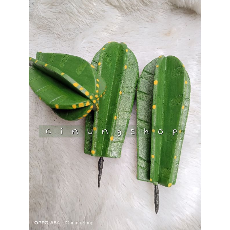 COD/bunga kaktus artificial tanpa pot/kaktus imitasi/kaktus buatan/kaktus plastik/dekorasi/shabby