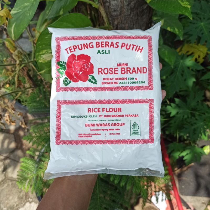 

Rose Brand - (Ekonomis) Tepung Beras Rose Brand 500gr - 500 gr - 500gram - 500 gram