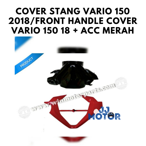 COVER STANG VARIO 150 2018/FRONT HANDLE COVER VARIO 150 18 + ACC MERAH