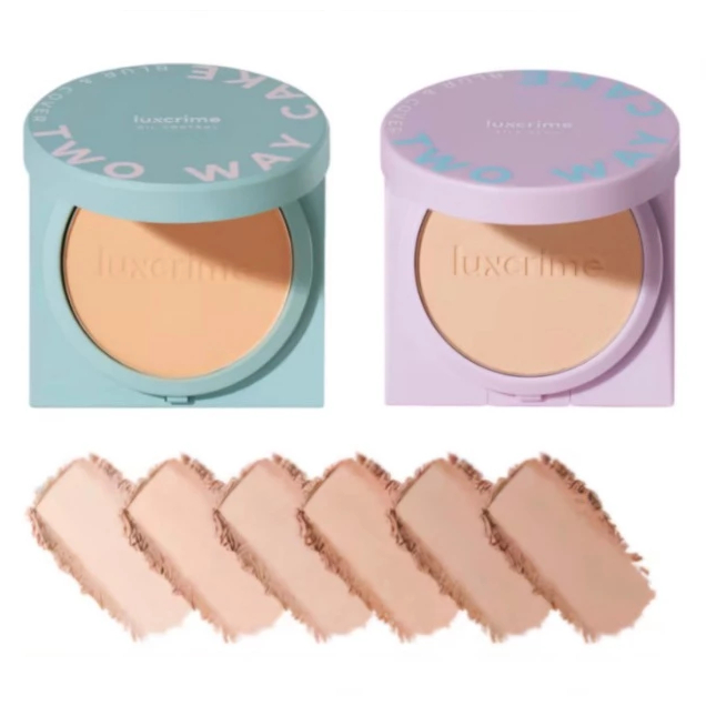 Luxcrime Blur and Cover Two Way Cake Luxcrime TWC Luxcrime Two Way Cake Bedak Luxcrime Foundation Lu